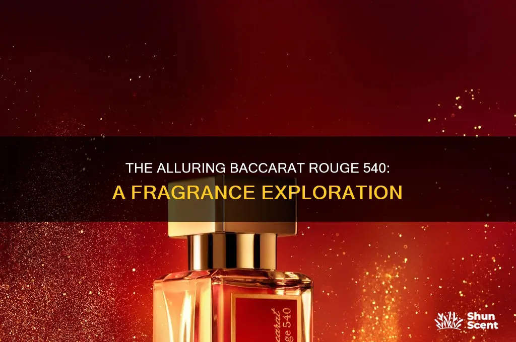 what kind of perfume is baccarat rouge 540