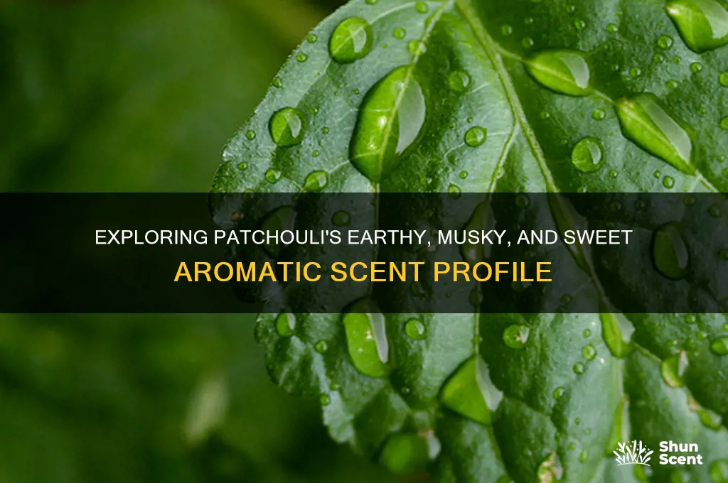 what kind of scent does patchouli have