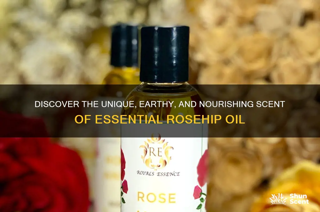 what kind of scent is essential rosehip oil