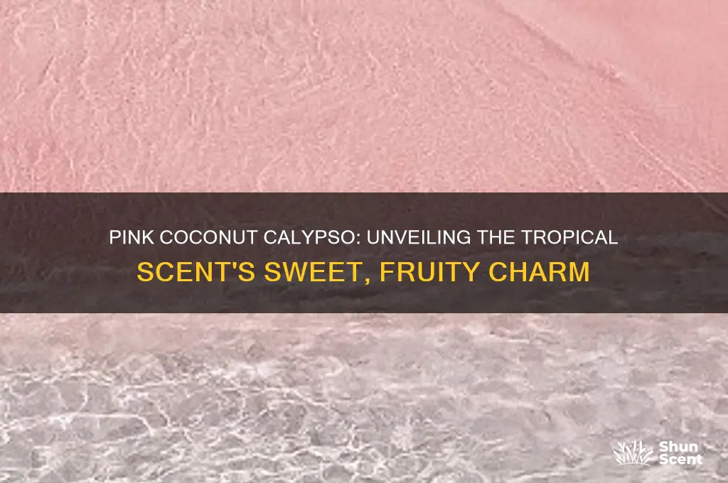 what kind of scent is pink coconut calypso