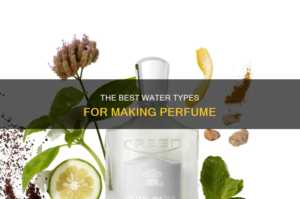 what kind of water to use for perfume