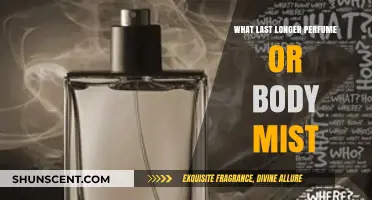 Perfume vs Body Mist: What's the Longevity Difference?