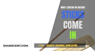 Incense Sticks: Sizes and Variations for Your Space