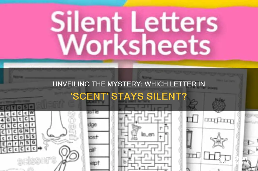 what letter is silent in scent