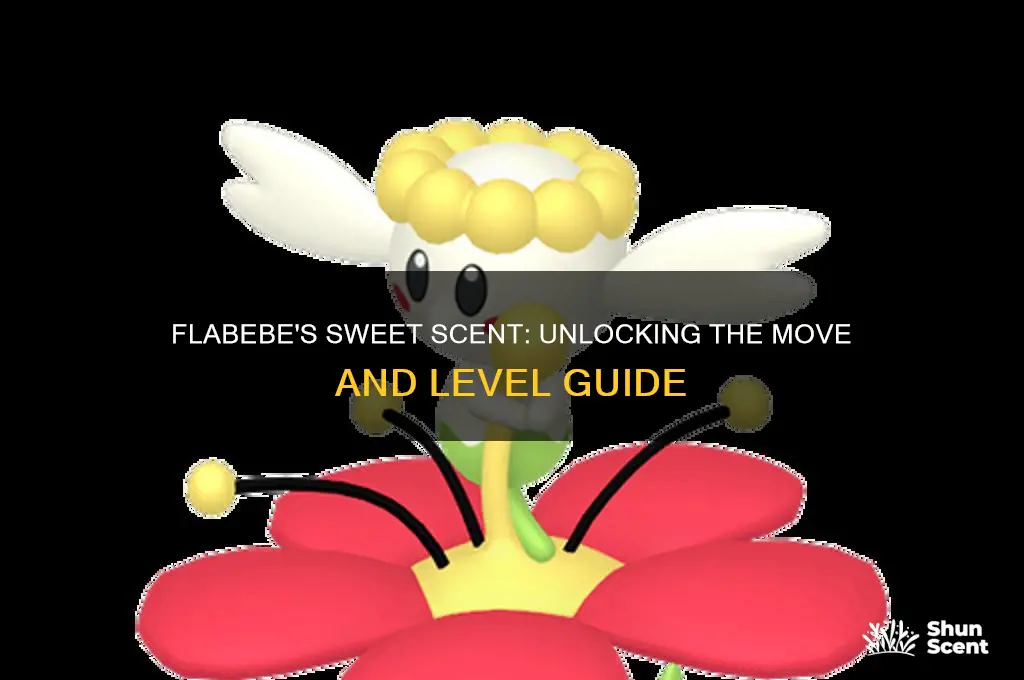 what level does flabebe learn sweet scent