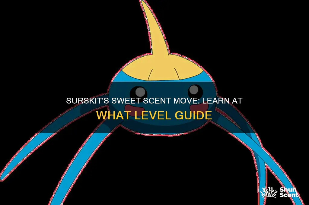 what level does surskit learn sweet scent