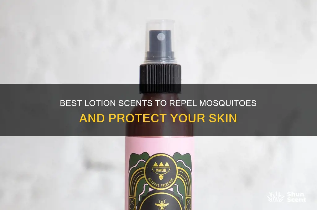 what lotion scent keeps mosquitoes away