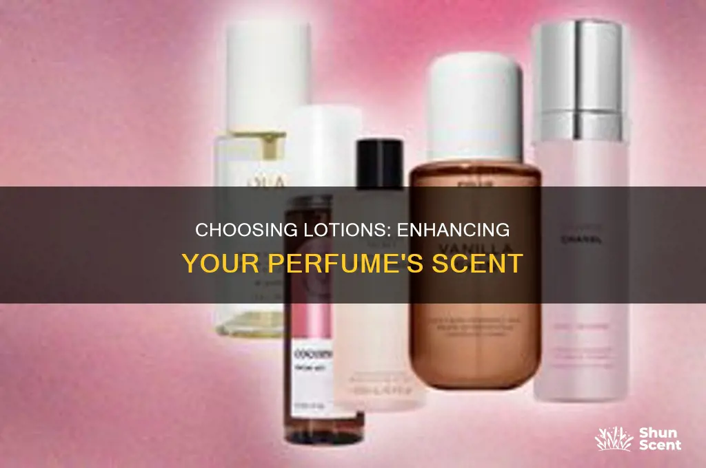 what lotion wear with perfume