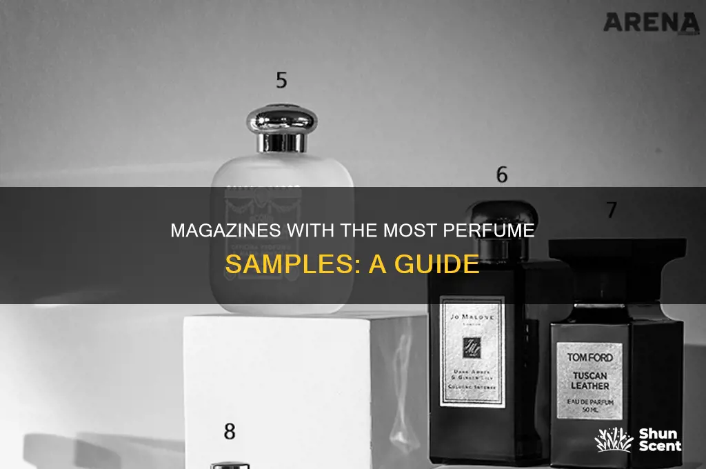 what magazine has the most perfume samples