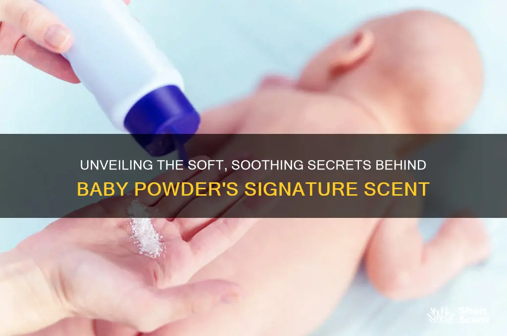what makes baby powder scent