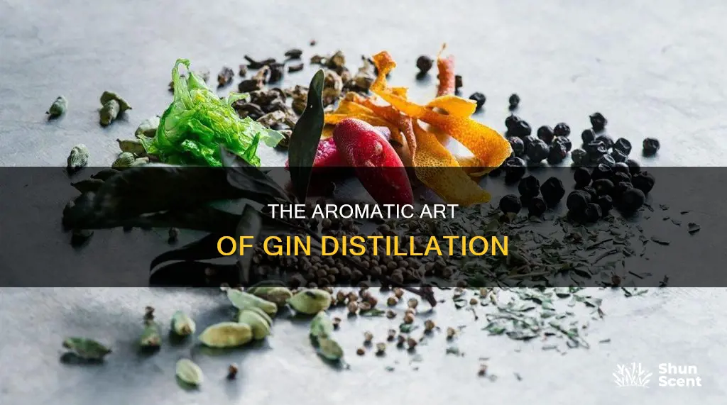 what makes gin smell like perfume