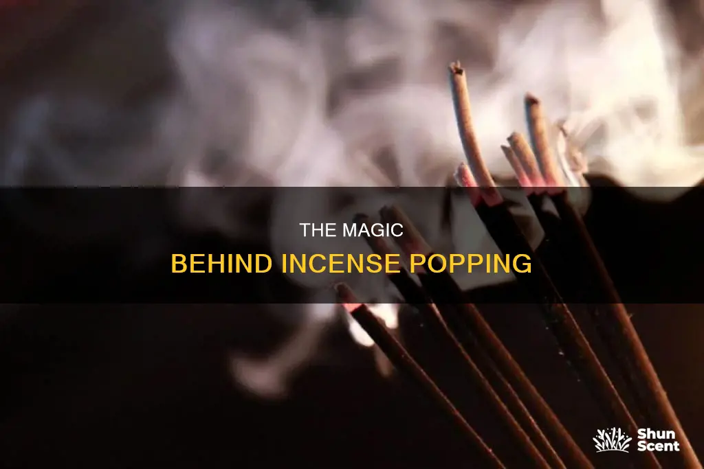 what makes incense pop