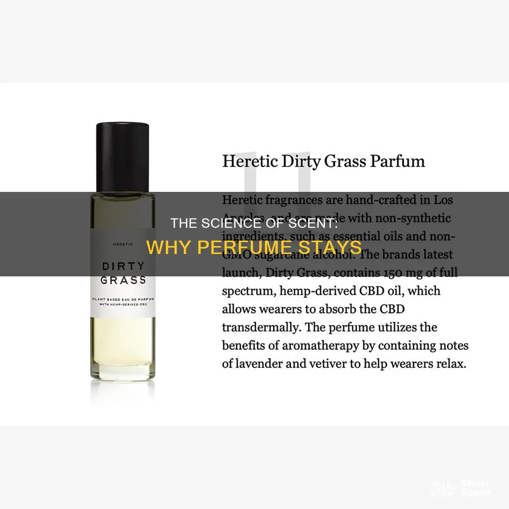 what makes perfume stick