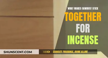 How to Make Sawdust Stick Together for Incense