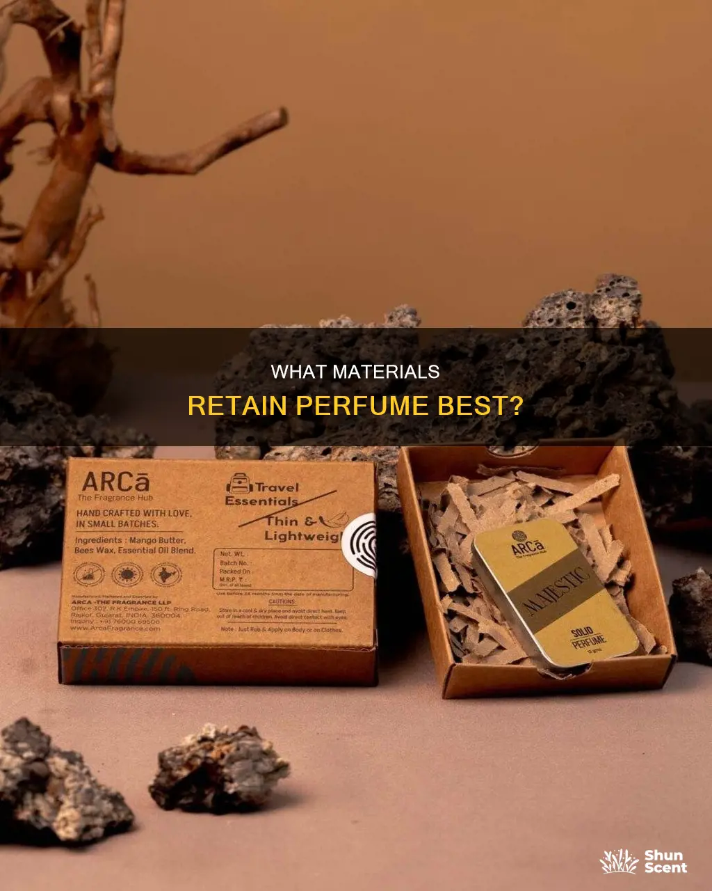what material holds perfume better