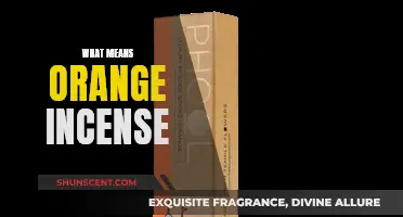 The Significance of Orange Incense