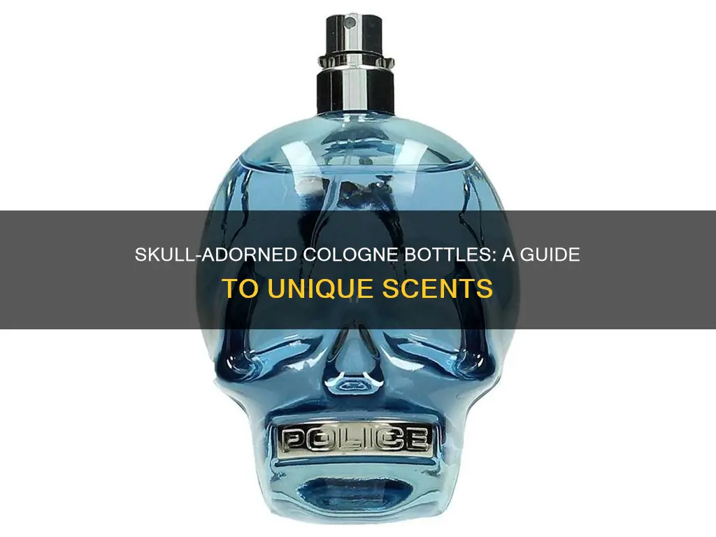 what mens cologne bottle has a skull on it