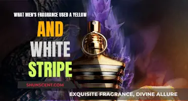 Yellow-White Stripes: Men's Fragrance Mystery