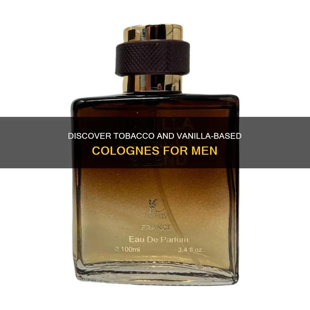 what mens mens cologne smells like tabocco and vanilla