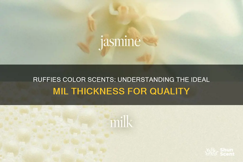 what mil thickness is ruffies color scents