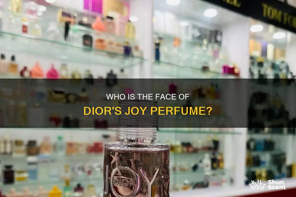 what model does the joy perfume by dior commercial