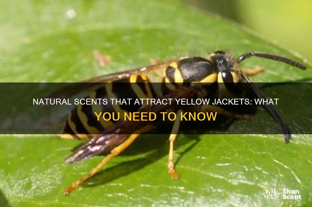 what natural scent attracts yellow jacket