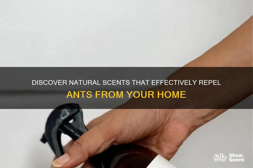 what natural scent repels ants
