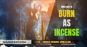 Incense Burning: What Not to Burn