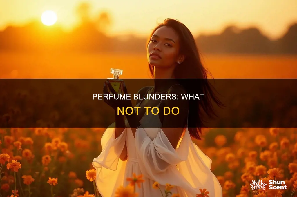 what not to do with perfume