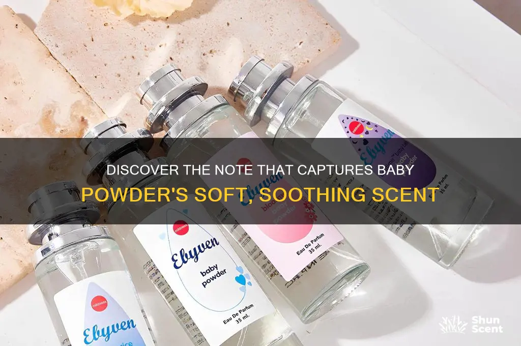 what note gives a baby powder scent