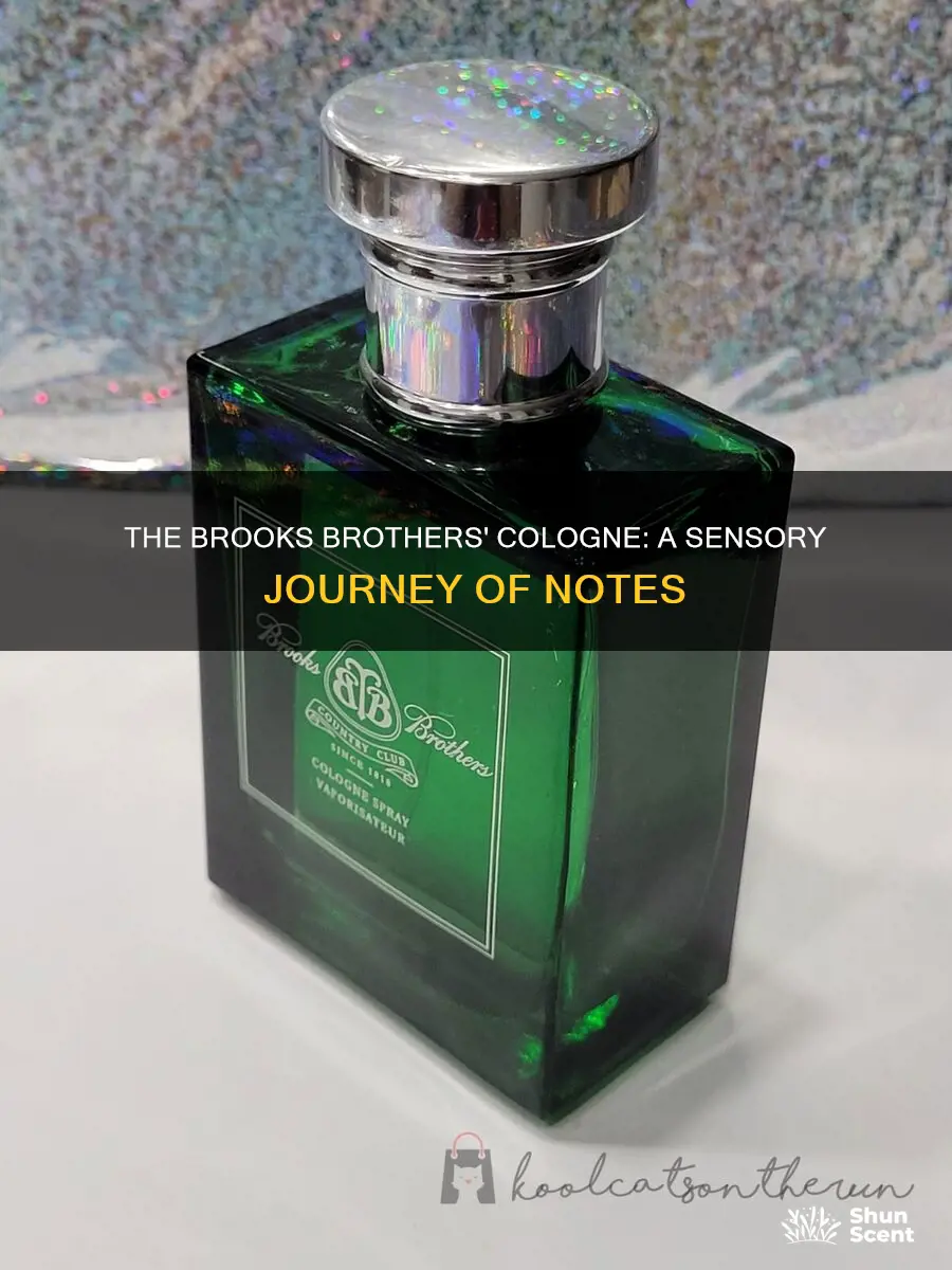 what notes are in brooks brothers cologne smells like