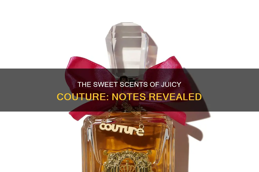 what notes are in juicy couture perfume