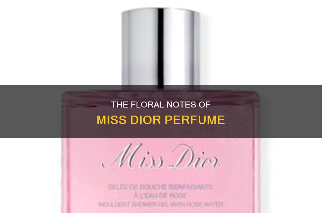 what notes are in miss dior perfume