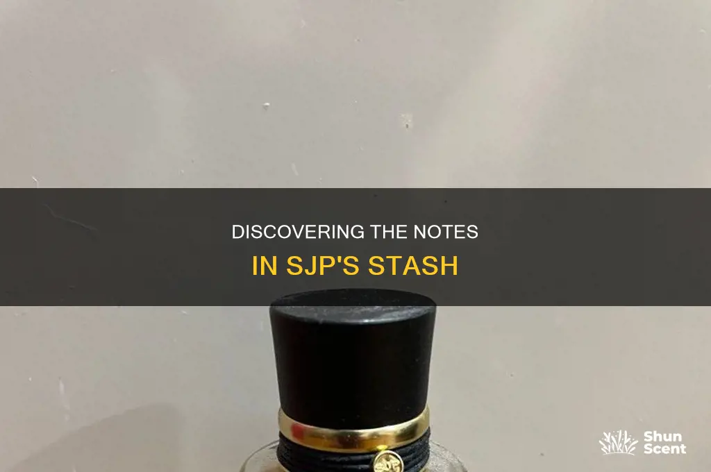 what notes are in the perfume by sjp stash