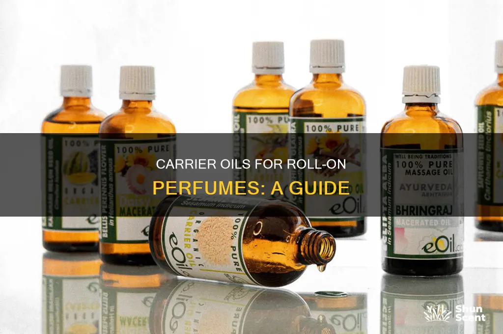 what oil is used for roll on perfumes