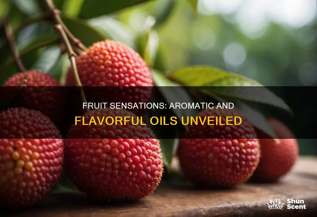 what oils give fruit its aroma and flavor