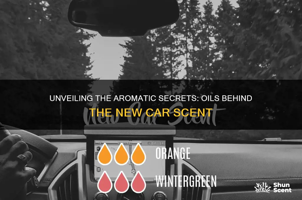 what oils make new car scent