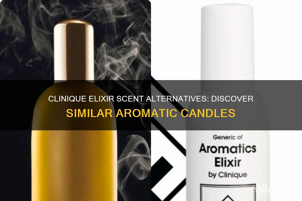 what other candles are close to the clinique elixir scent