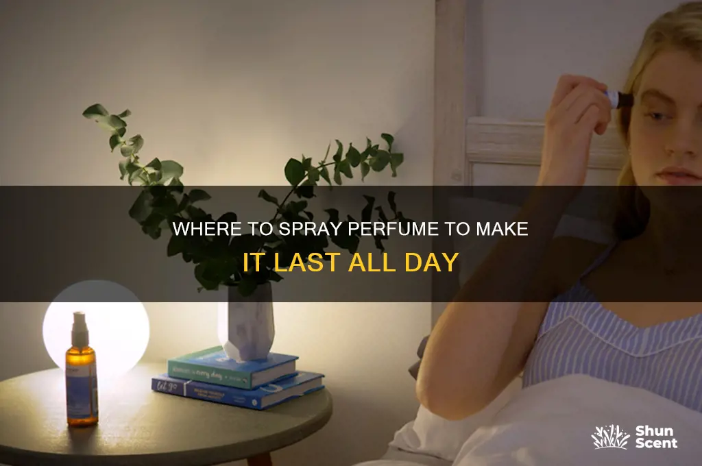 what part of your body should you spray perfume
