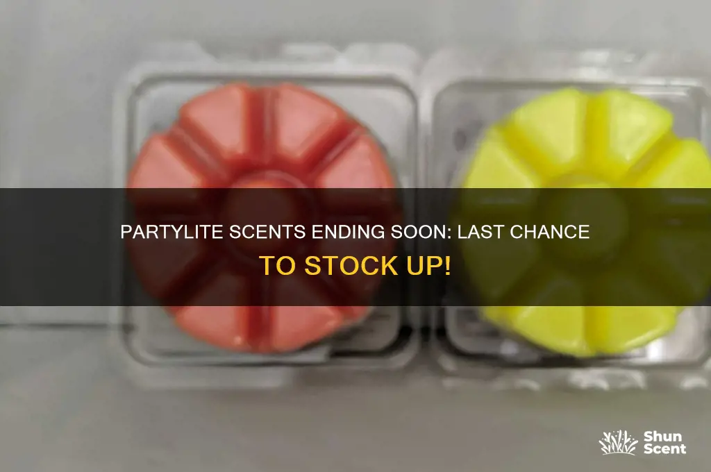 what partylite scents are ending soon