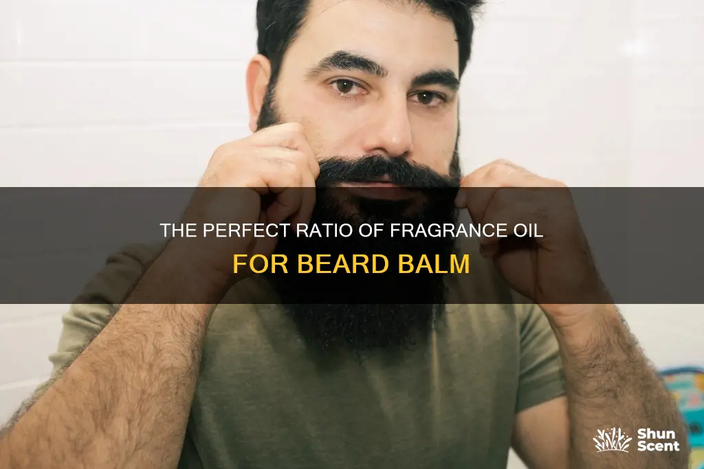 what percentage of fragrance oil for beard balm