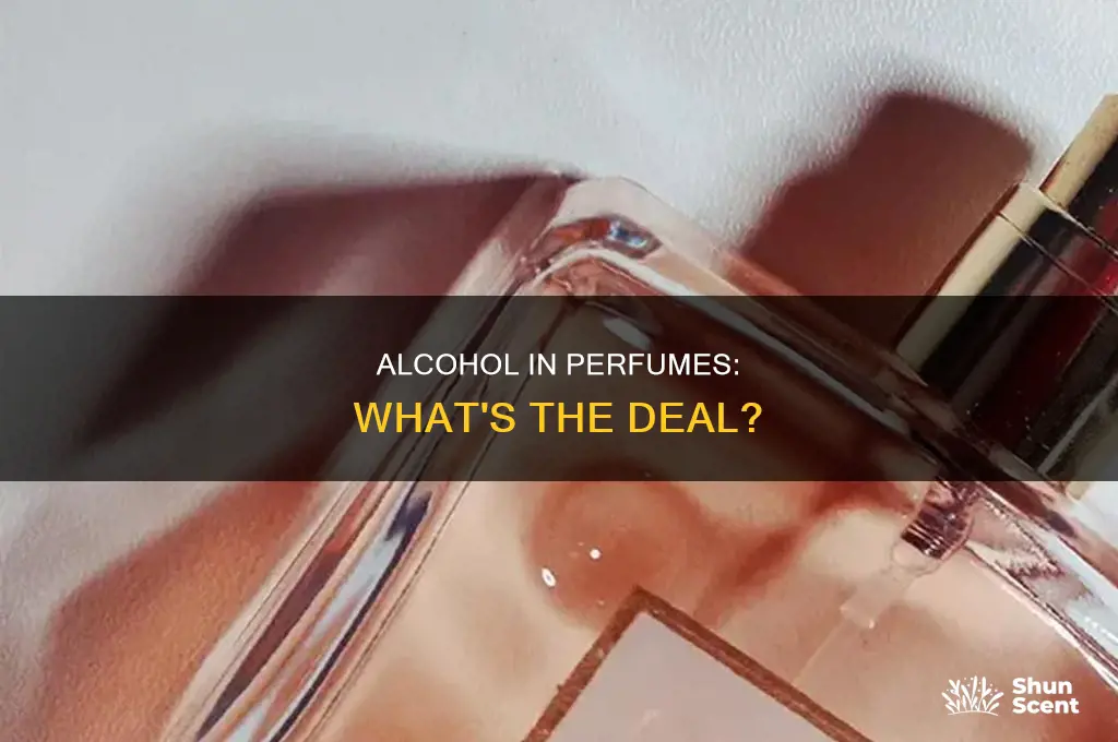what percentage of perfume is alcohol