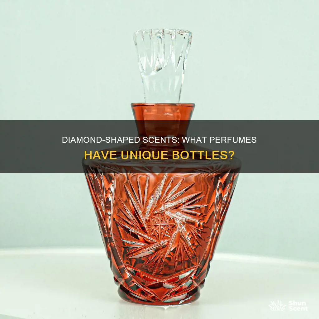 what perfume comes in a diamond shaped bottle