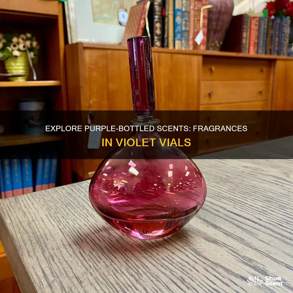what perfume comes in a purple bottle