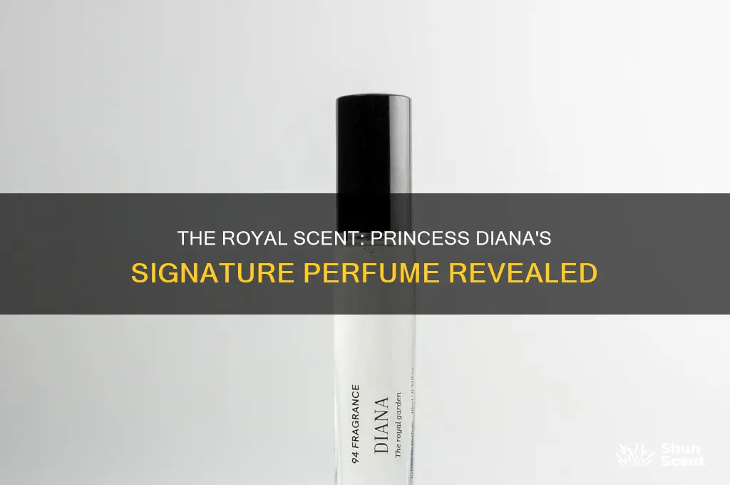 what perfume did diana princess of wales wear