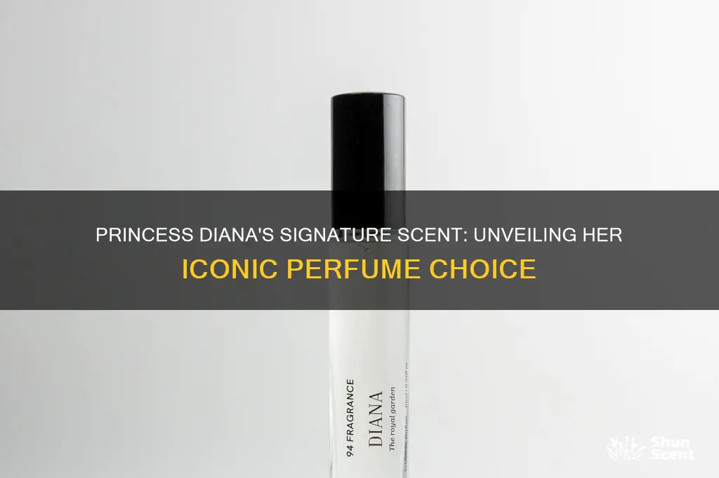 what perfume did diana use