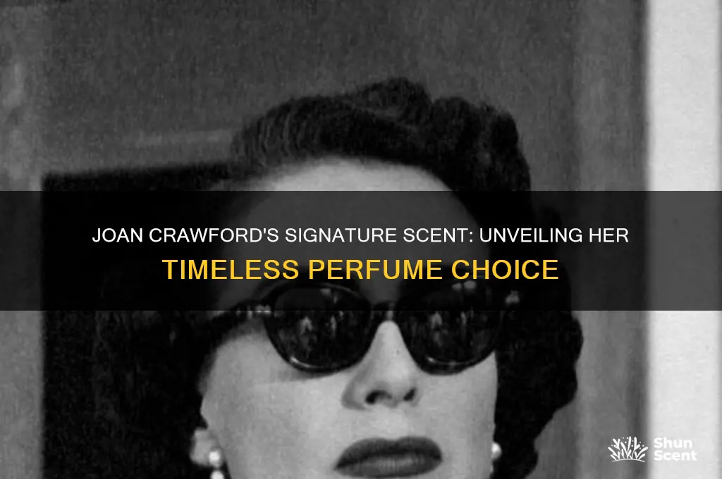 what perfume did joan crawford wear
