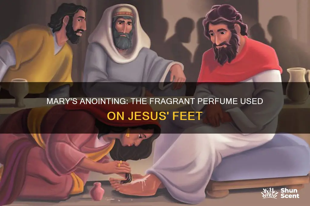 what perfume did mary use on jesus feet