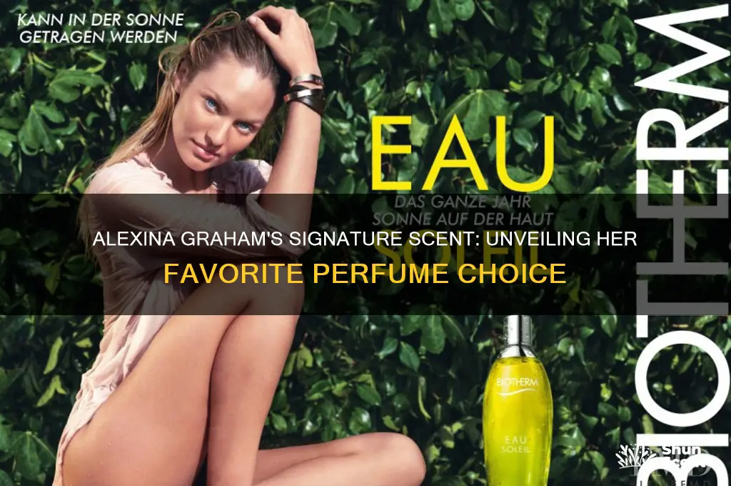 what perfume does alexina graham wear