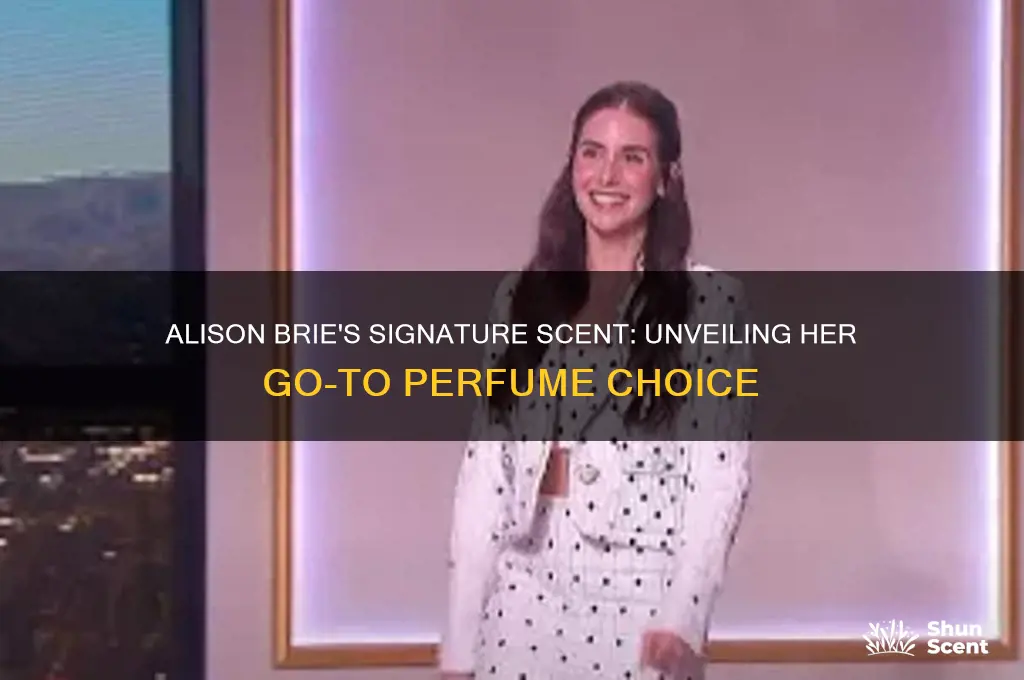 what perfume does alison brie wear